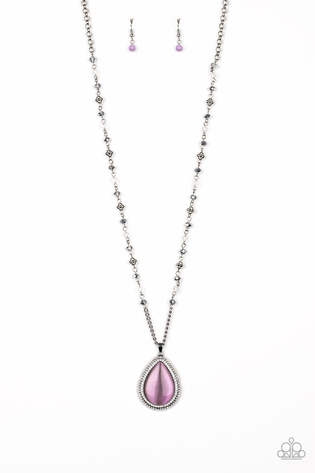 Fashion Flaunt - Purple - Paparazzi Necklace Image