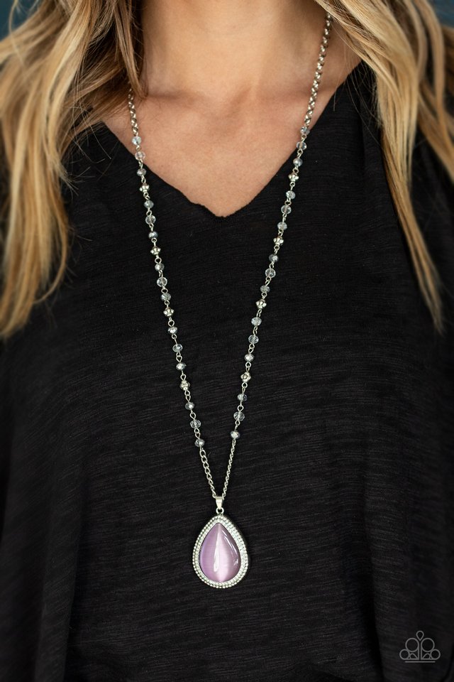 Fashion Flaunt - Purple - Paparazzi Necklace Image