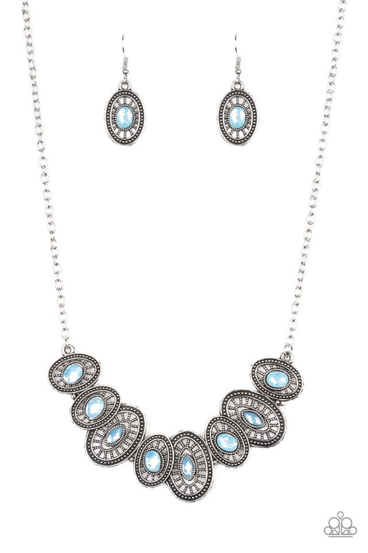 Trinket Trove - Blue - Paparazzi Necklace Image