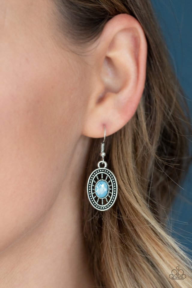 Trinket Trove - Blue - Paparazzi Necklace Image