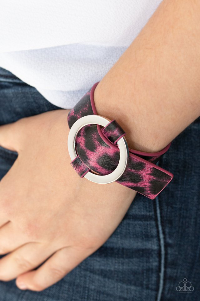 Jungle Cat Couture - Pink - Paparazzi Bracelet Image