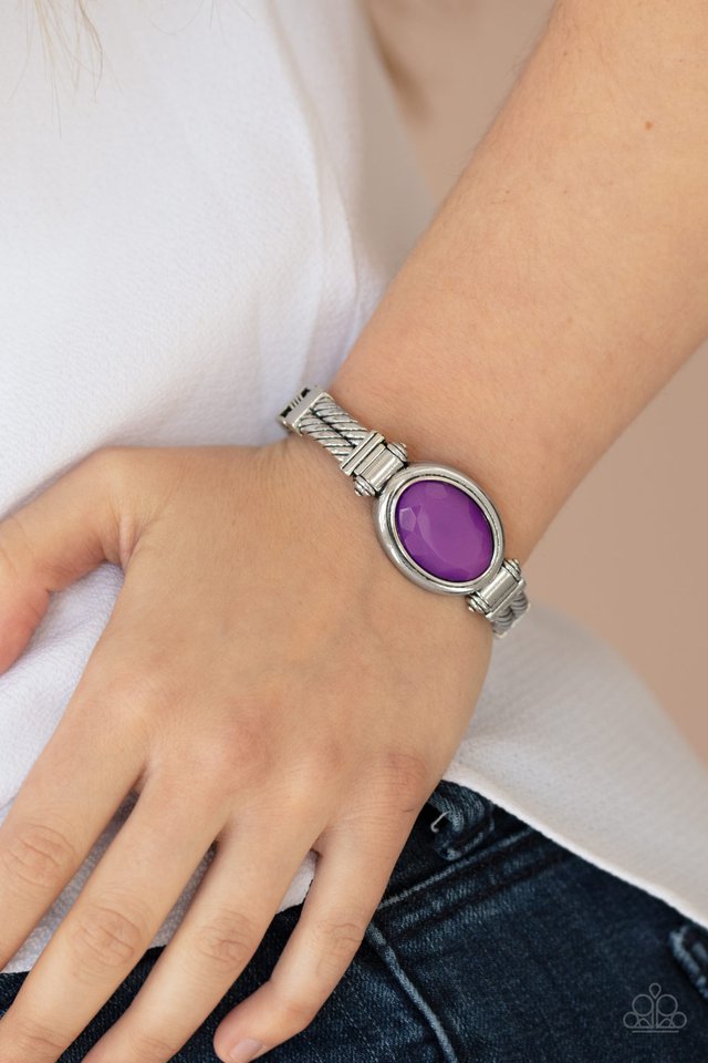 Color Coordinated - Purple - Paparazzi Bracelet Image