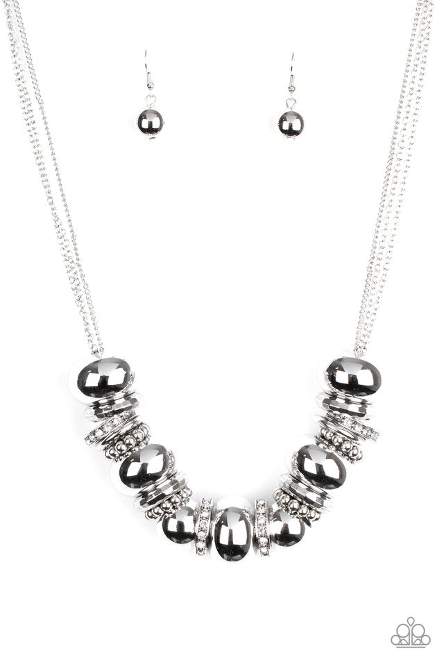 Only The Brave - White - Paparazzi Necklace Image