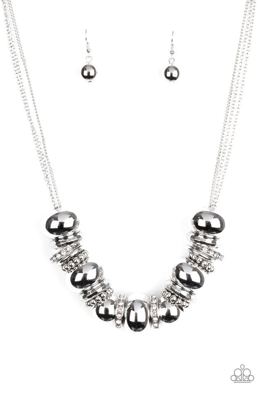 Only The Brave - White - Paparazzi Necklace Image