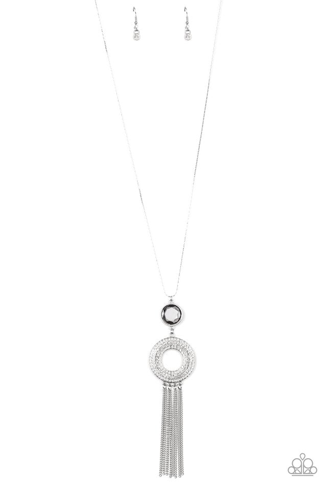 Sassy As They Come - Silver - Paparazzi Necklace Image