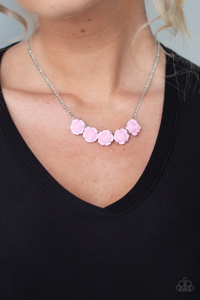 Garden Party Posh - Pink - Paparazzi Necklace Image
