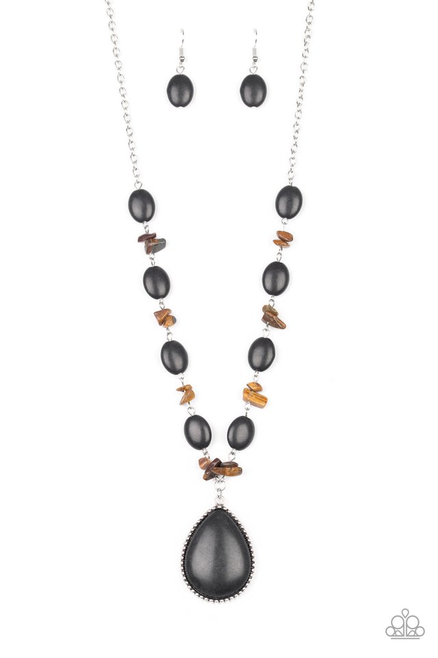 Desert Diva - Black - Paparazzi Necklace Image