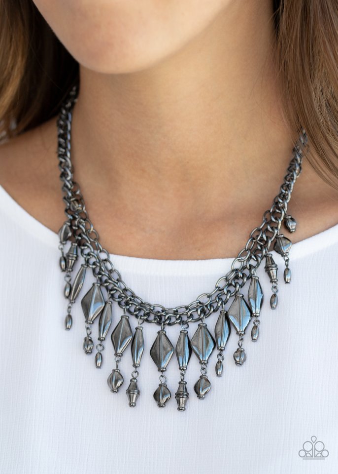 Trinket Trade - Black - Paparazzi Necklace Image