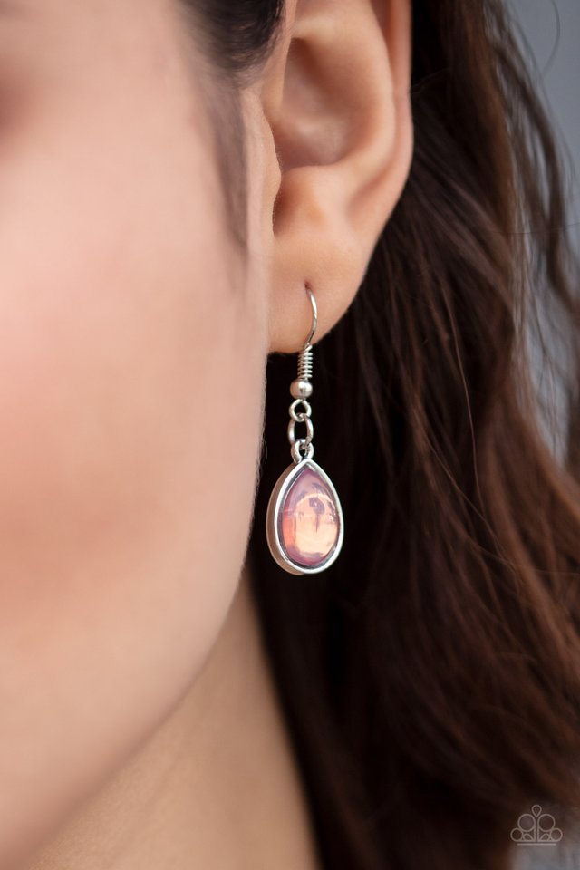 Iridescently Irresistible - Pink - Paparazzi Necklace Image