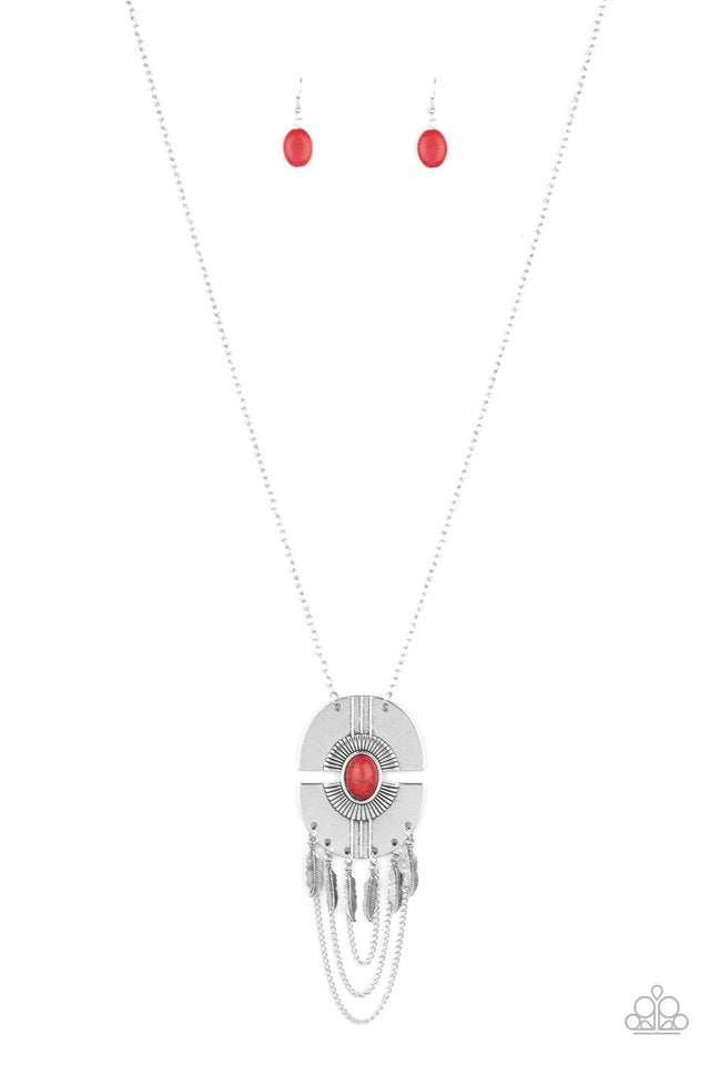 Desert Culture - Red - Paparazzi Necklace Image