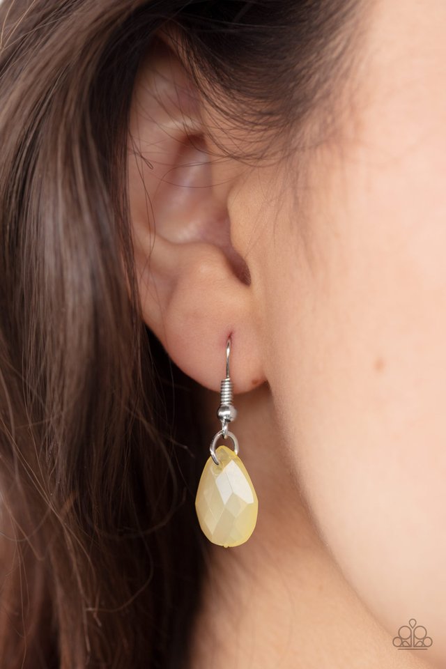 Eden Dew - Yellow - Paparazzi Necklace Image