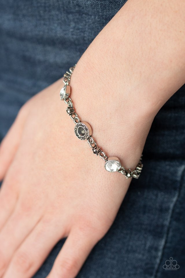 Stargazing Sparkle - White - Paparazzi Bracelet Image