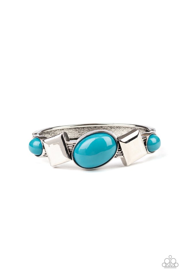 Abstract Appeal - Blue - Paparazzi Bracelet Image