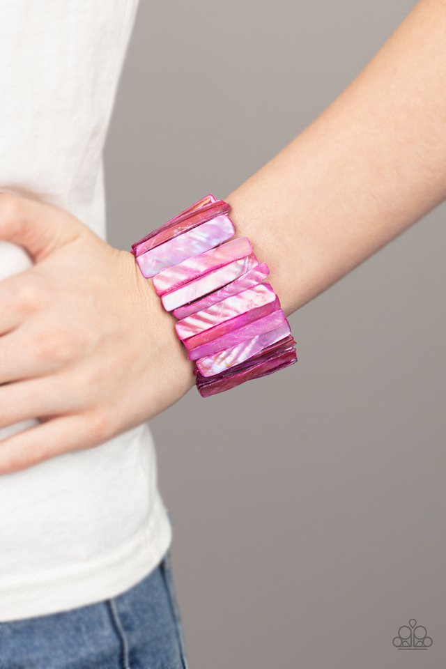 Beach Blast - Pink - Paparazzi Bracelet Image