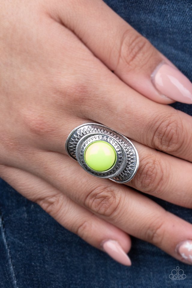 Sunny Sensations - Yellow - Paparazzi Ring Image