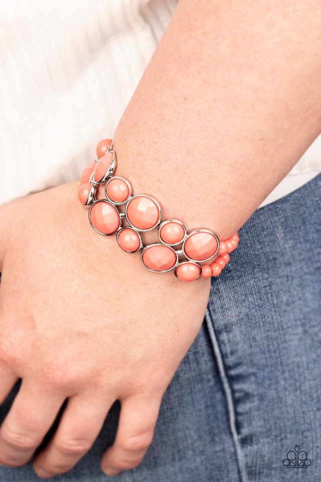 Confection Connection - Orange - Paparazzi Bracelet Image
