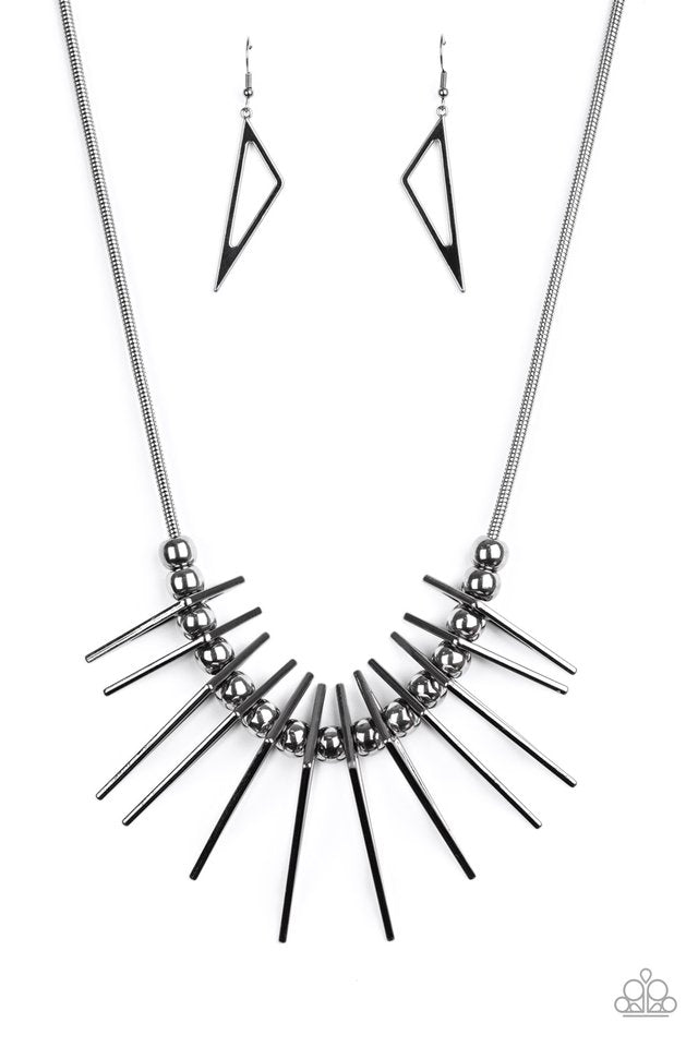 Fully Charged - Black - Paparazzi Necklace Image