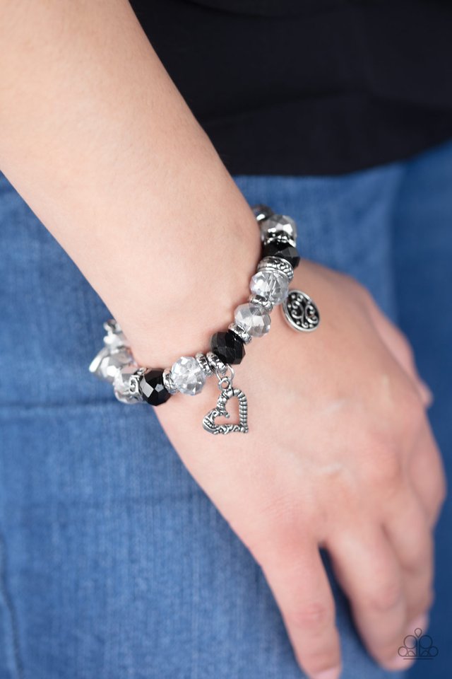 Fabulously Flirty - Black - Paparazzi Bracelet Image
