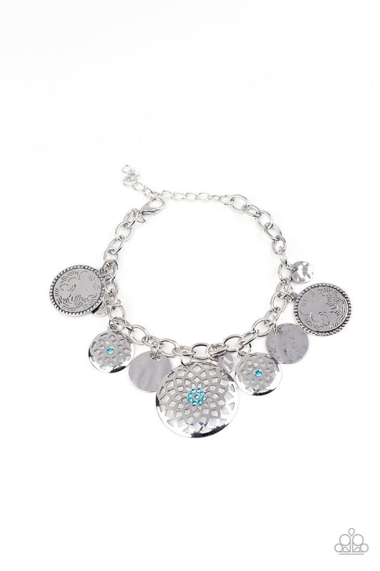 Trinket Tranquility - Blue - Paparazzi Bracelet Image