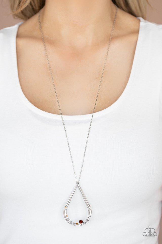 Royal REIGN-Storm - Brown - Paparazzi Necklace Image
