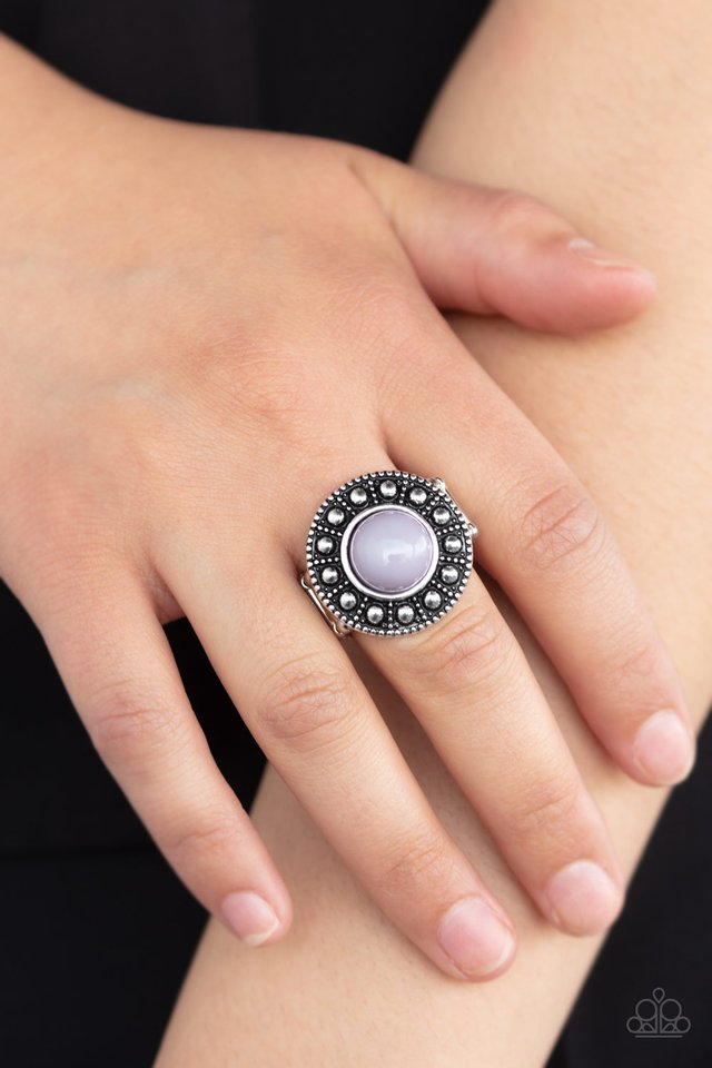 Treasure Chest Shimmer - Silver - Paparazzi Ring Image