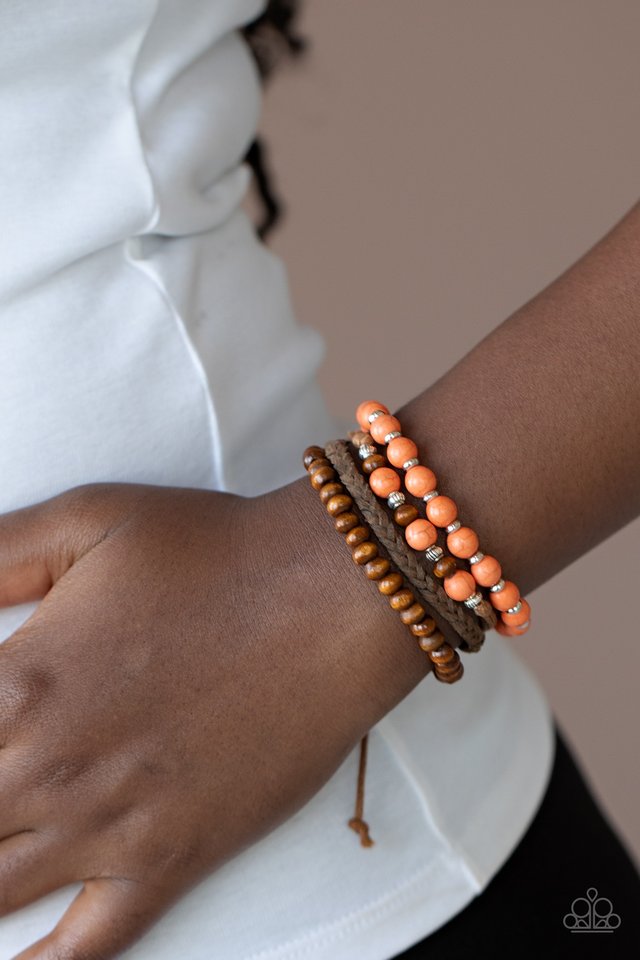 Renewable Energy - Orange - Paparazzi Bracelet Image
