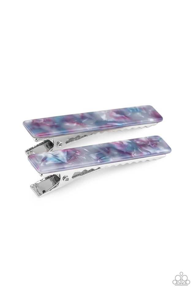 Right HAIR, Right Now - Blue - Paparazzi Hair Accessories Image