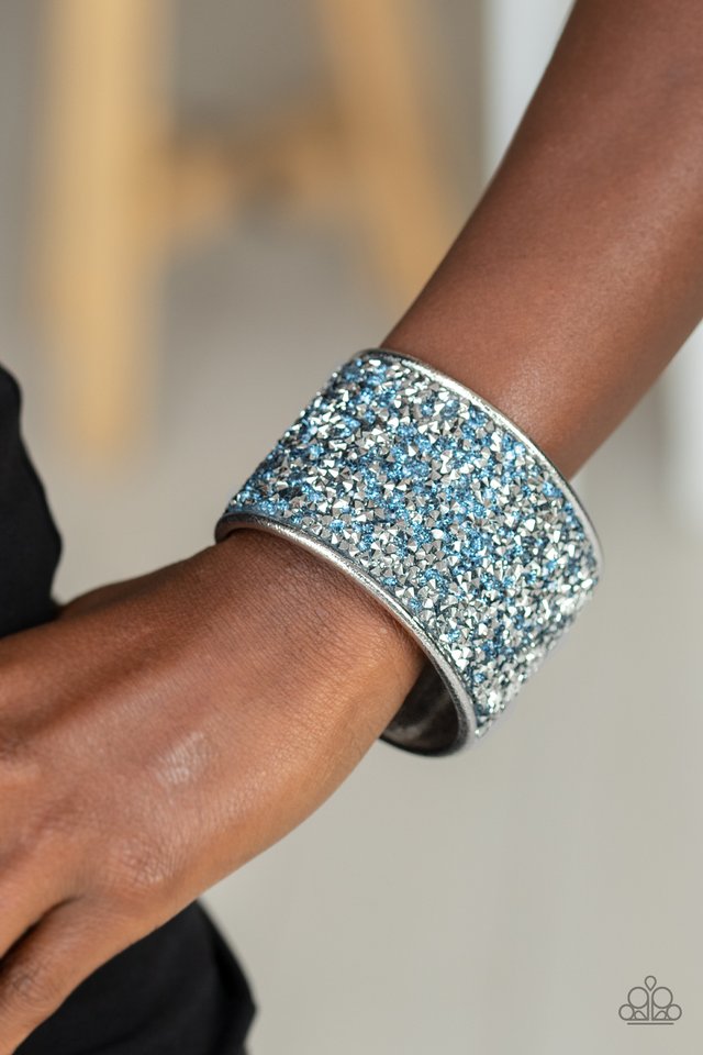 Stellar Radiance - Blue - Paparazzi Bracelet Image