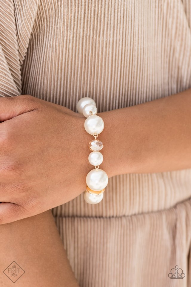 Glamour Gamble - Gold - Paparazzi Bracelet Image