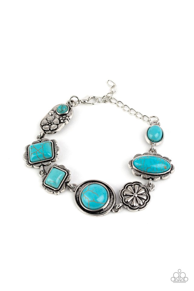 Gorgeously Groundskeeper - Blue - Paparazzi Bracelet Image