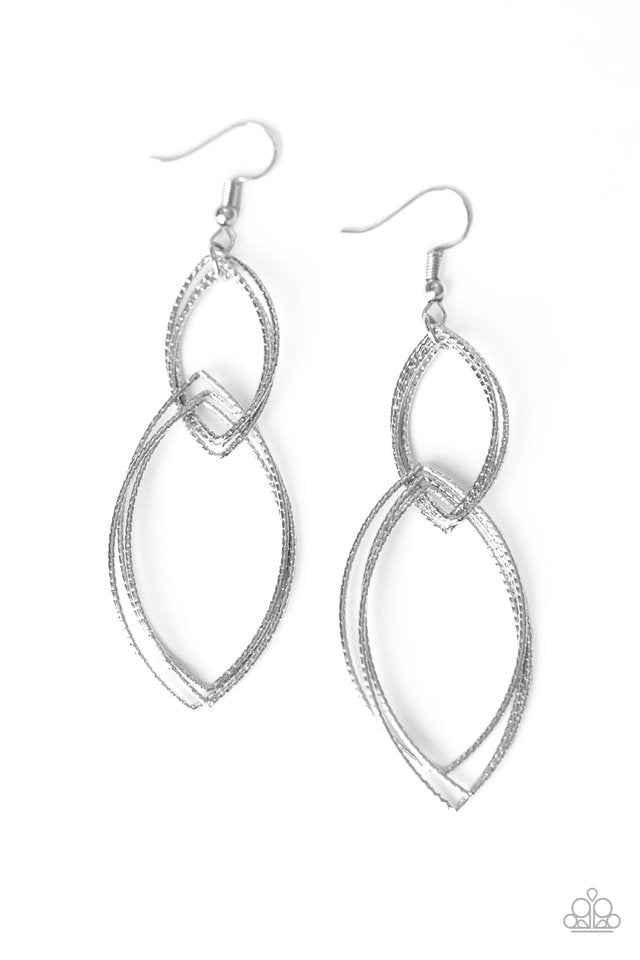 Endless Echo - Silver - Paparazzi Earring Image