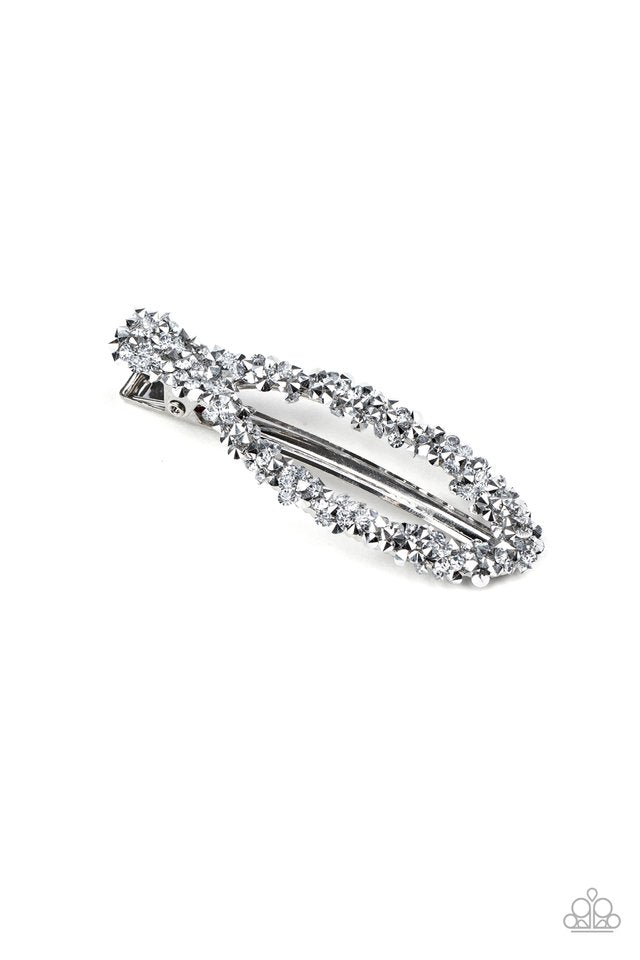 HAIR We Go! - Silver - Paparazzi Hair Accessories Image