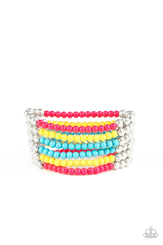 LAYER It On Thick - Multi - Paparazzi Bracelet Image