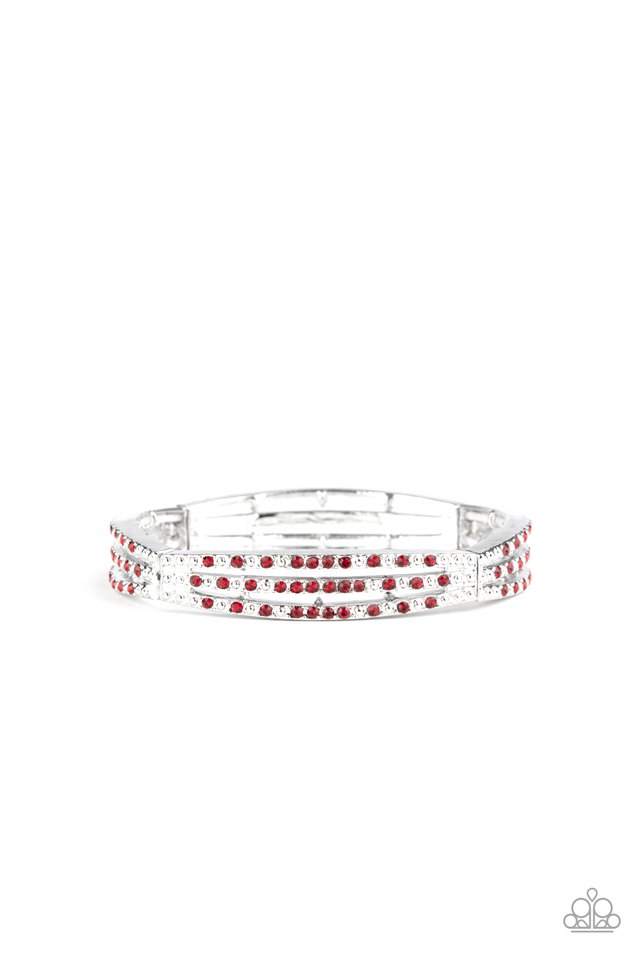 Suburban Scene - Red - Paparazzi Bracelet Image