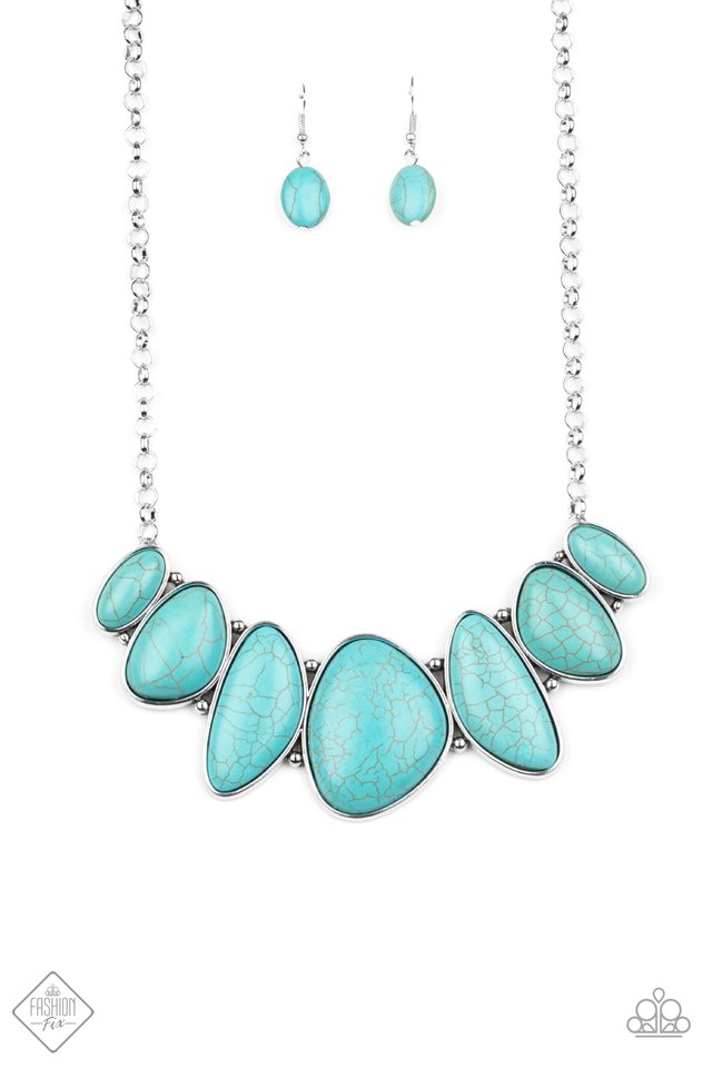 Primitive - Blue - Paparazzi Necklace Image