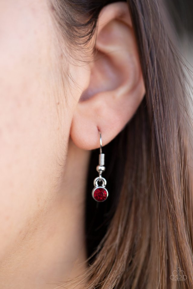 All American, All The Time - Red - Paparazzi Necklace Image