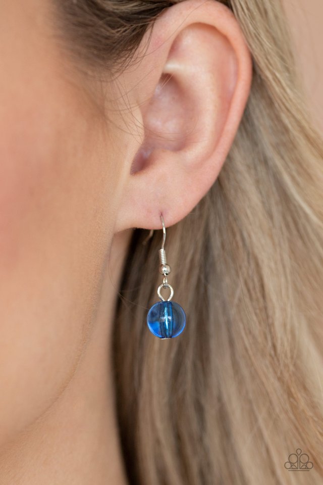 Gossip Glam - Blue - Paparazzi Necklace Image