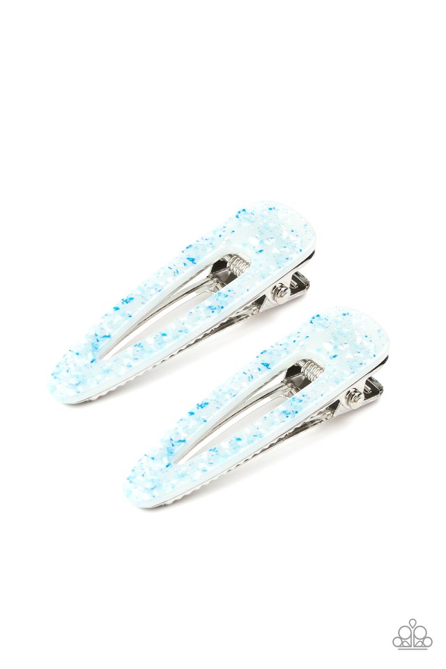 A CLIP Off The Old Block - Blue - Paparazzi Hair Accessories Image