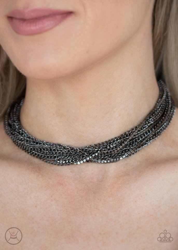Catch You LAYER! - Black - Paparazzi Necklace Image
