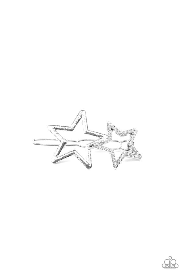 Lets Get This Party STAR-ted! - White - Paparazzi Hair Accessories Image