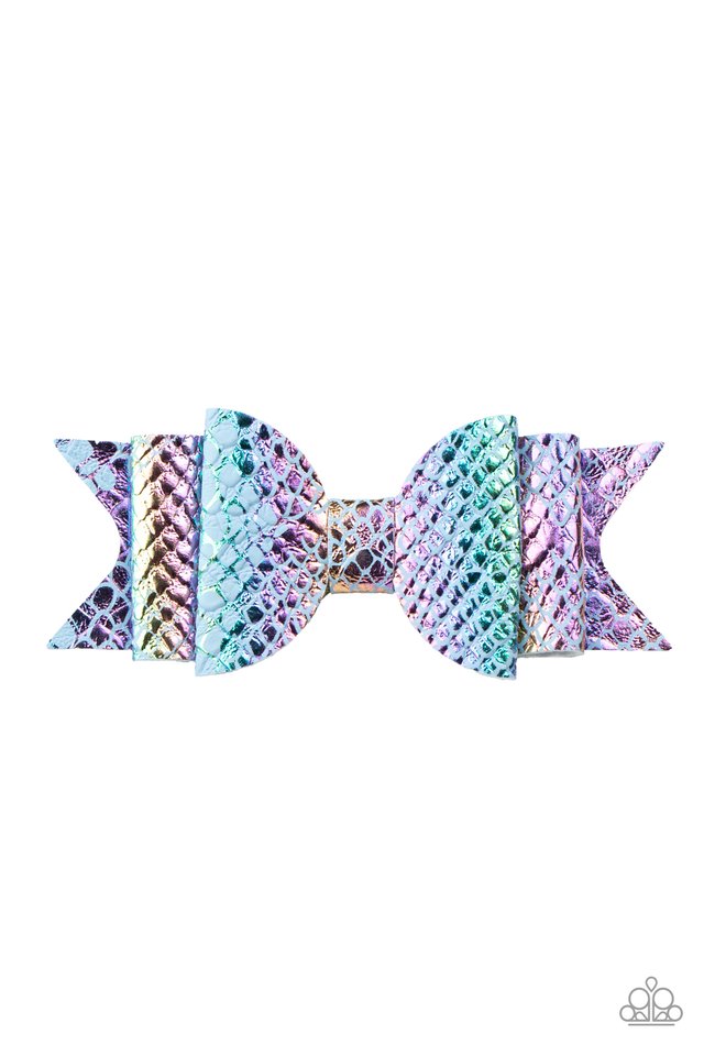 BOW Your Mind - Blue - Paparazzi Hair Accessories Image