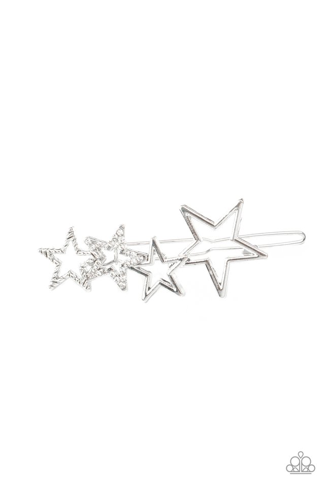 From STAR To Finish - White - Paparazzi Hair Accessories Image