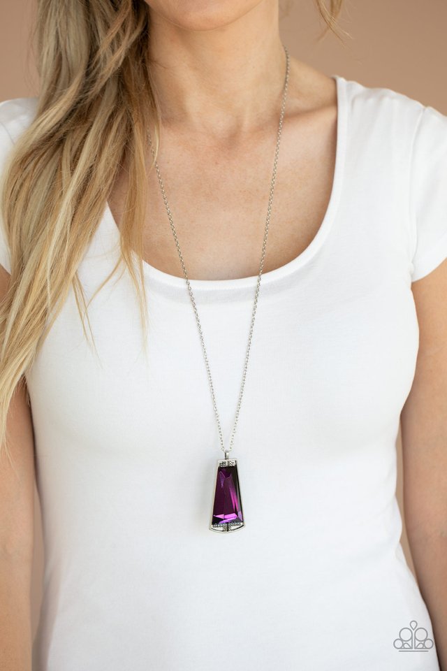 Empire State Elegance - Purple - Paparazzi Necklace Image