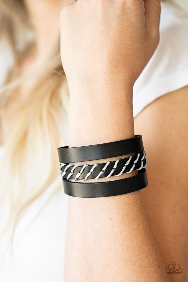 Backroad Bounty - Black - Paparazzi Bracelet Image
