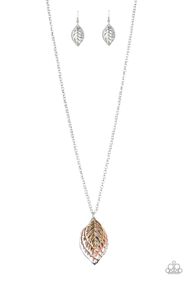 Just Be-LEAF - Multi - Paparazzi Necklace Image
