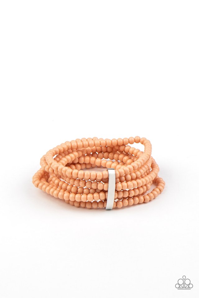 Thank Me LAYER - Orange - Paparazzi Bracelet Image