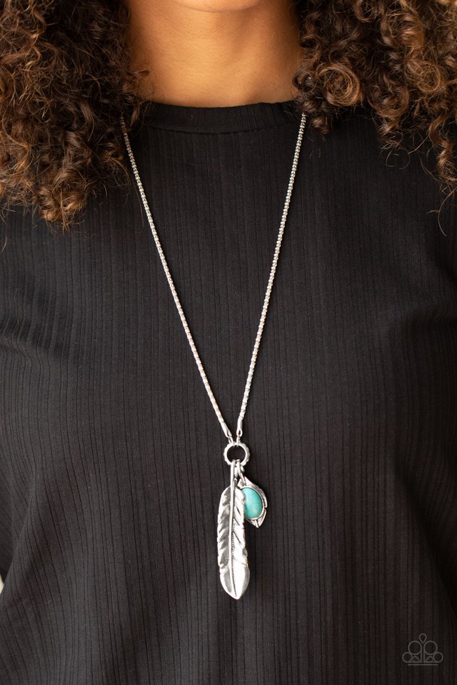 Sahara Quest - Blue - Paparazzi Necklace Image