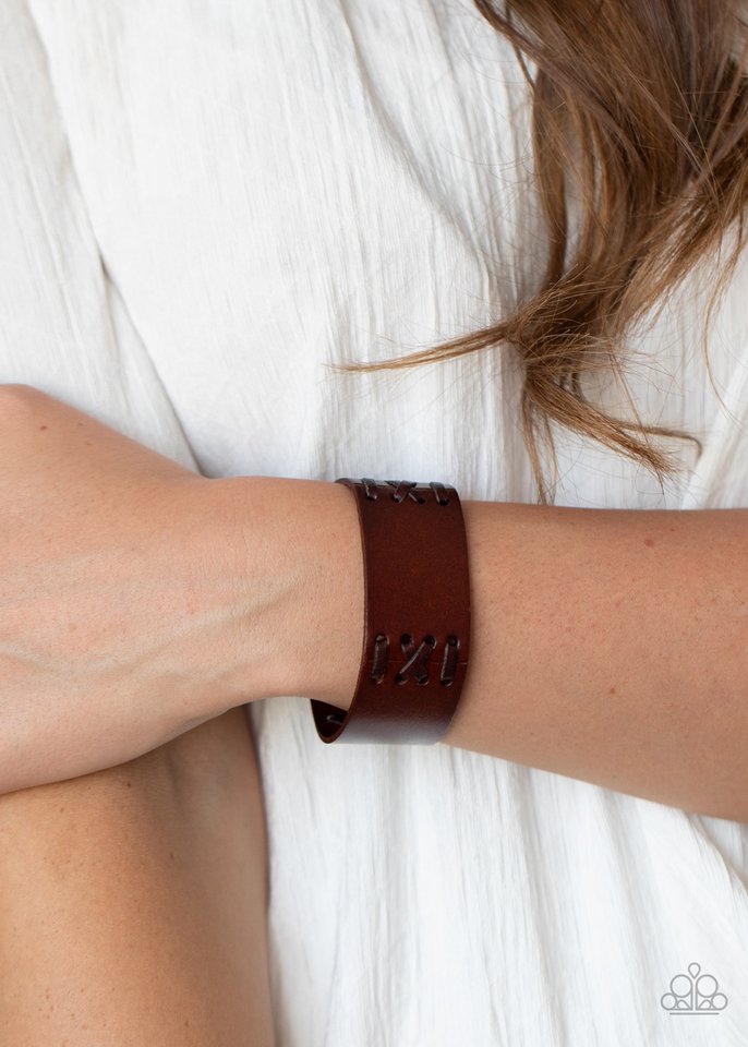 Batters Up - Brown - Paparazzi Bracelet Image