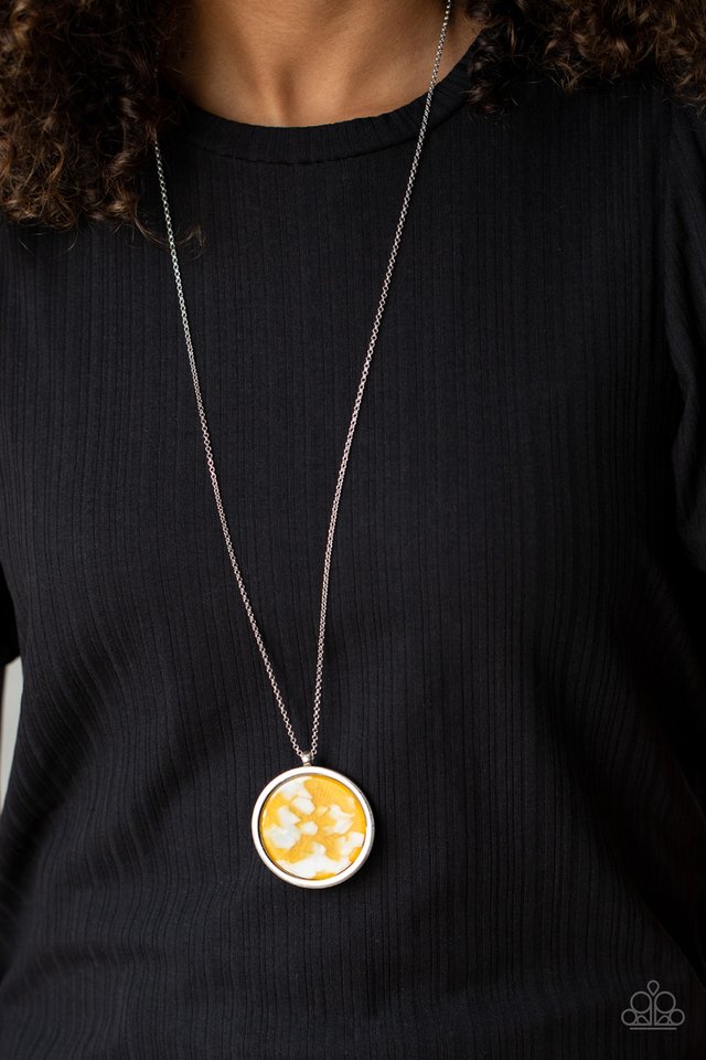 Its POP Secret! - Yellow - Paparazzi Necklace Image