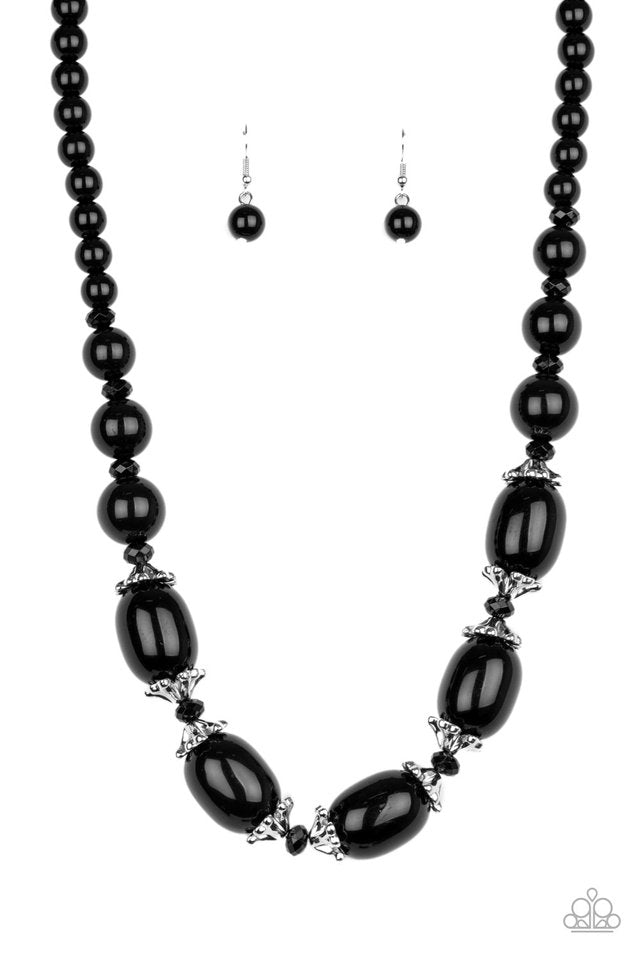 After Party Posh - Black - Paparazzi Necklace Image